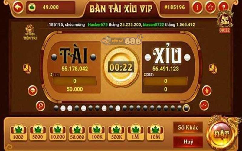 Tài xỉu là tựa game đổi thưởng được nhiều người chơi